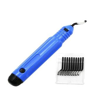 Imagem de Escareador Rebarbador Tipo Caneta Com 10 Lâminas Extras