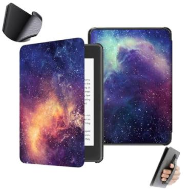 Imagem de GUKSRASO Capa para 6" Kindle 11ª Geração (2024/2022, Modelo: C2V2L3/RS23CV) - Material TPU à Prova D'água com Suspensão Automática, Alça de Mão