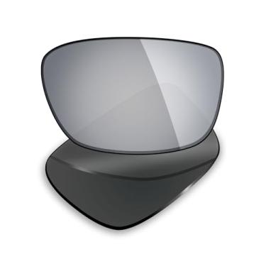 Imagem de Mryok Lentes de reposição UV400 para óculos de sol Oakley Drop Point OO9367, HD Polarized, proteção UV, resistente a impactos e ajuste perfeito - Titânio prata