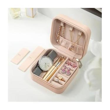 Imagem de Mini Porta Jóias para viagem, organizador de bijuterias