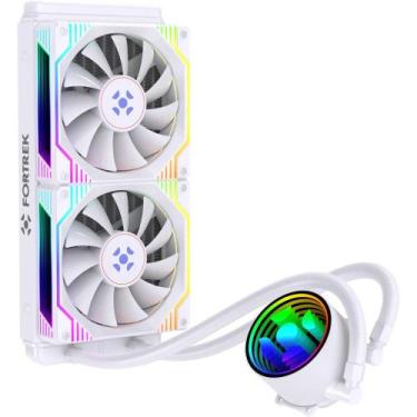 Imagem de Water Cooler Fortrek Breezy 240 MM FAN Duplo Branco