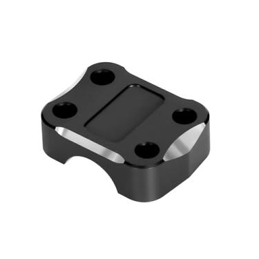 Imagem de XR650L Tampa da braçadeira do suporte do eixo do garfo dianteiro compatível com XR400R 1996-2004 XR 650L 1993-2024 Suporte de acessórios de motocicleta CNC 3D (preto)