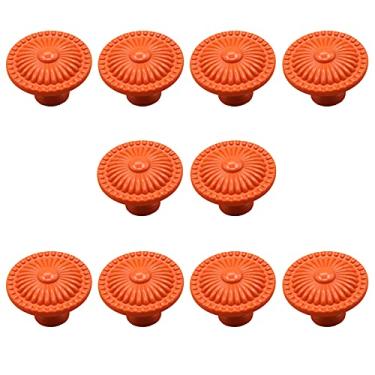 Imagem de 8SSAZZAT 10 puxadores redondos de armário puxadores de gaveta de liga de zinco puxadores de porta de cozinha ferragens para móveis de quarto, unidade de cômoda, baú (D) (C) (D)