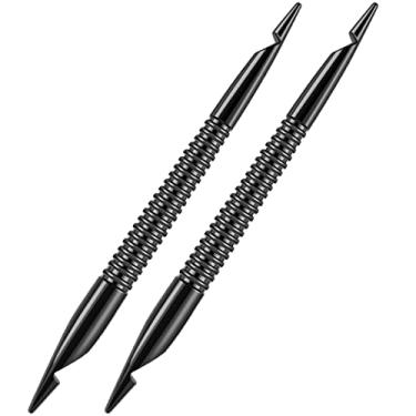 Imagem de QUWUMGD 2 peças ferramenta de intertravamento para locs agulha de crochê de ponta dupla reutilizável sisterlock ferramenta prática de crochê dreadlock para homens e mulheres RI