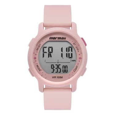 Imagem de Relógio Mormaii Feminino Ref: Momd24519t/8t Pedômetro Digital Rosa