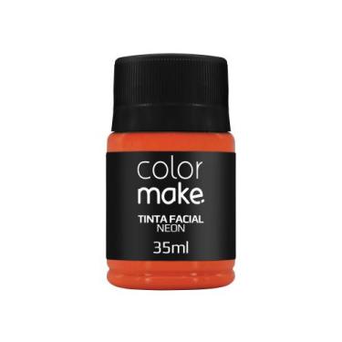 Imagem de Kit 6 Tintas Líquida Flúor neon Colormake 35ml - Colormakr, Vermelho N