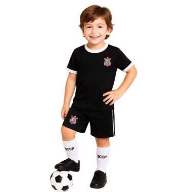 Imagem de Conjunto Infantil Corinthians Uniforme Artilheiro Oficial
