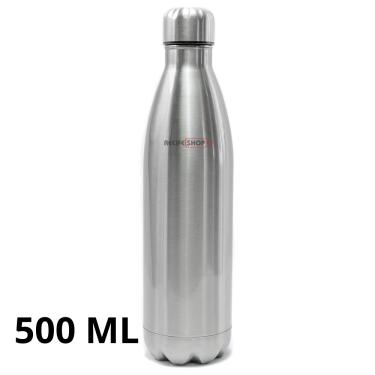 Imagem de Garrafa de Inox 500ml Resistente a Vácuo - Squeeze para Academia, Esportes, Suco e Chá