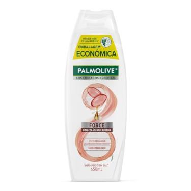 Imagem de Palmolive SOS Shampoo Cuidados Especiais Force com colágeno e biotina 650ml Embalagem Econômica