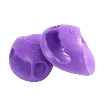 Imagem de YIJU Sapatos de escultura com garra de gato, chinelos confortáveis ​​de EVA para exercícios em ambientes internos, sandálias deslizantes para crianças, Roxo