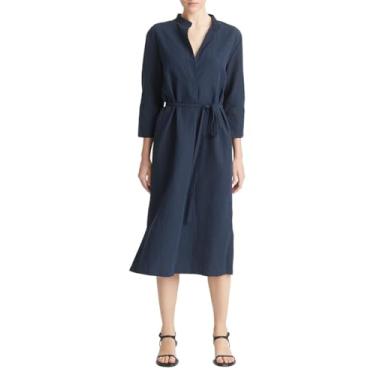 Imagem de Vince Vestido pulôver feminino com gola redonda, Litorâneo, GG