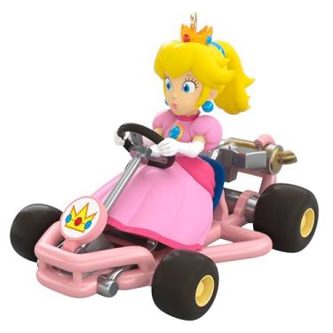 Imagem de Hallmark Keepsake Enfeite de Natal 2025, Nintendo Mario Kart Princess Peach, presentes para jogadores