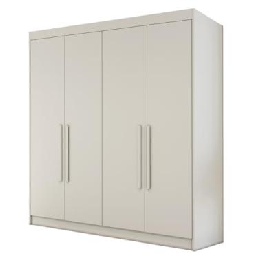 Imagem de Guarda Roupas Casal 4 Portas 3 Gavetas 100% MDF Tunis
