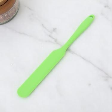 Imagem de Generic Espátula de silicone, tamanho grande, lavável na lava-louças, silicone verde, 24 x 2,3 cm