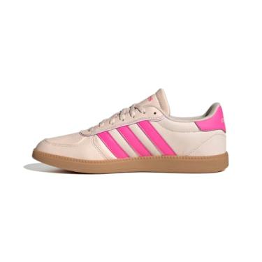 Imagem de adidas Tênis feminino Breaknet Sleek, Quartzo maravilha/rosa lúcido/chiclete, 36