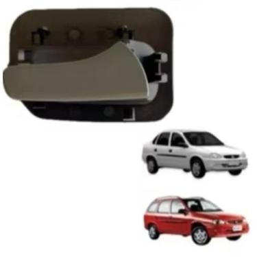 Imagem de Maçaneta interna TRASEIRA Direita Corsa 95 a 2002 Corsa Classic Todos 