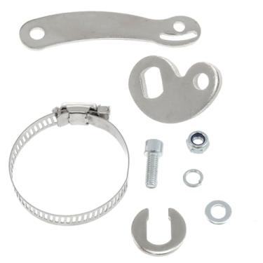 Imagem de zutisay Kit de conversão de braço de torque universal, kit de conversão de direção direita, kit de bicicleta prata para motores de cubo dianteiro ou traseiro e acessórios de bicicleta elétrica de