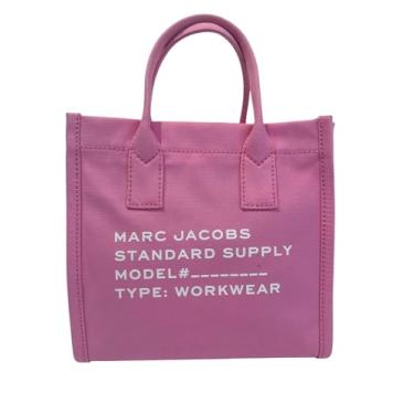 Imagem de Marc Jacobs Bolsa de lona padrão com alça transversal média (rosa petal), Pétala rosa, Medium, Bolsa
