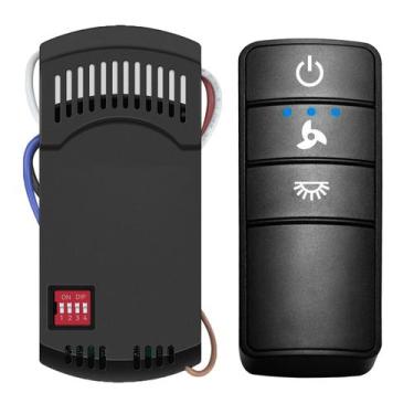 Imagem de Kit de controle remoto para ventilador de teto Hampton Bay Universal -