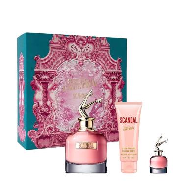 Imagem de Kit Jean Paul Gaultier Scandal Feminino Edp 80ml + 6ml + Loção 75ml