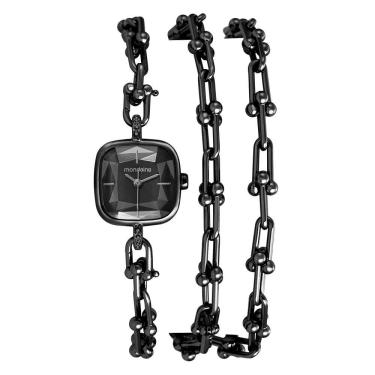 Imagem de Relogio Mondaine Feminino Ref: 32853lpmvpm3 Grafite Pulseira Longa