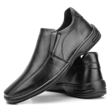 Imagem de Sapato Social Confort Masculino Casual Moderno Mocassim Cano Curto Bic