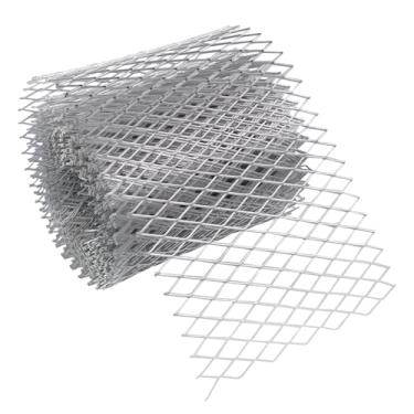 Imagem de Pastlla Protetor de calha de alumínio 12 cm x 50 metros, protetores de folhas para calhas, rolo de proteção de calhas de filtro de folhas, protetor de folhas protege contra galhos, folhas, detritos