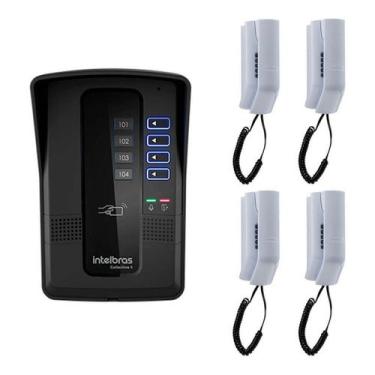 Imagem de Porteiro Eletrônico Coletivo 4 Intelbras Collective 4 + Tdmi