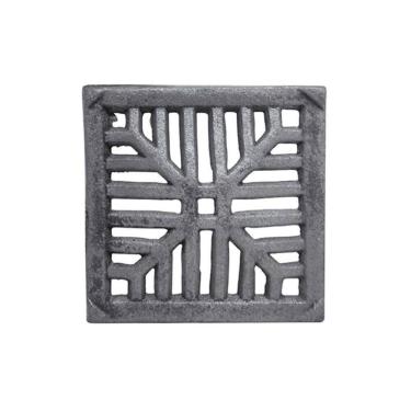 Imagem de Grelha Côncavo Ralo De Ferro Fundido 25X25Cm