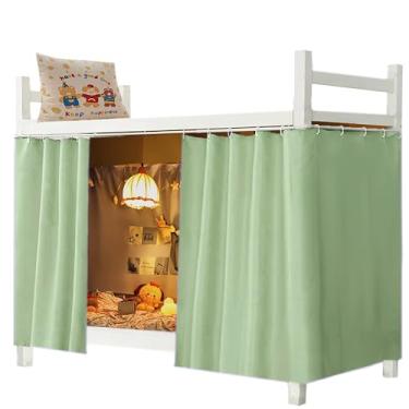 Imagem de Navhao Dormitório Casa Sólido Engrossar Beliche Blackout Cama Cortinas Tecido Dossel Estudantes Dorminhoco Solteiro