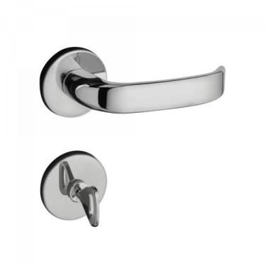 Imagem de Fechadura Concept Banheiro 40mm Roseta Redonda Cromada RR1 413-40CB CR