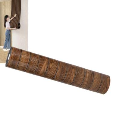 Imagem de Painel Ripado Adesivo Autocolante Parede Decoraçao Flexivel Casa Clini