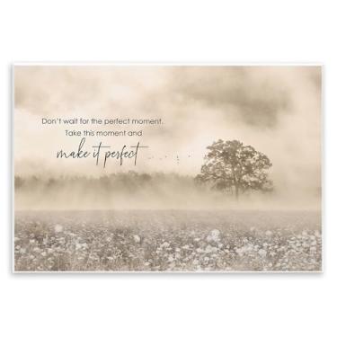 Imagem de Stupell Industries Make it Perfect Landscape Wall Plaque Art, design por Lori Deiter, 10 x 15