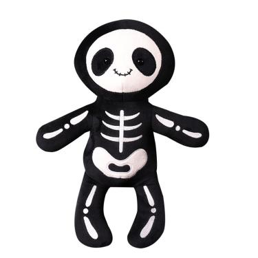 Imagem de Brinquedo de pelúcia Funny Skeleton Cartoon Soft 28 cm para Halloween