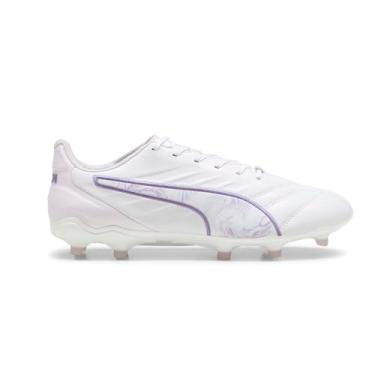 Imagem de PUMA Chuteiras de futebol femininas King Pro Brilliance Firm Ground - Branco, Branco, 40