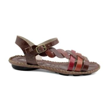 Imagem de Sandália Feminina Andacco Rasteirinha de Couro 12394