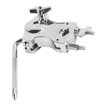 Imagem de Braçadeira de tambor de liga de zinco para montagem Tom, acessório de sino de vaca e mais – Braçadeira compacta, portátil e segura