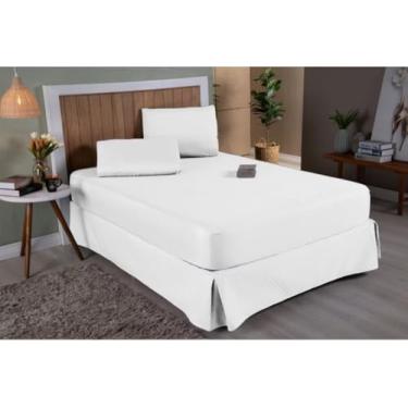 Imagem de Protetor de Colchão 100% Impermeável Solteiro Casal Queen King (Solteiro)