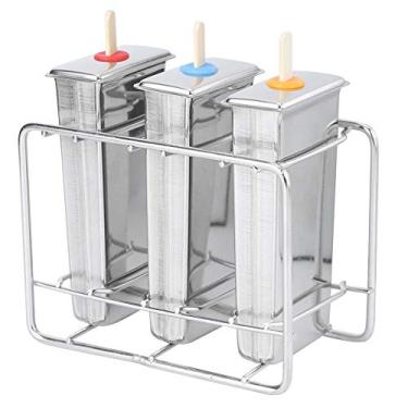 Imagem de Zerodis Máquina de Sorvete de Creme Doméstico Jardinagem Doméstica Cozinha Café Chá Café Chá Ferramenta de Cozinha de Aço Com Moldes de picolé e Armazenamento para Crianças e Família Sorvete de