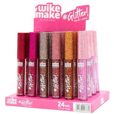 Imagem de M ROSE WIKE LIP GLOSS GLITTER 7701-407M 24UN+PV