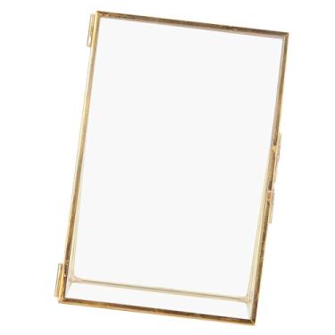 Imagem de Luqeeg Moldura de Foto de Mesa de Metal retrô de Latão para Decoração de Casa 4 X 6, 5 X 7 Polegadas, Estilo Antigo ((Faça um pedido de 10,2x15,3cm) (tradução de)