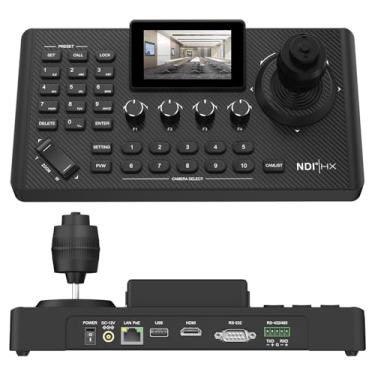 Imagem de Controlador NDI PTZ Controlador Joystick para Câmera PTZ, Rede PoE Teclado 4D PTZ VISCA PELCO D/P RS232 RS485 para Transmissão de Videoconferência Igreja