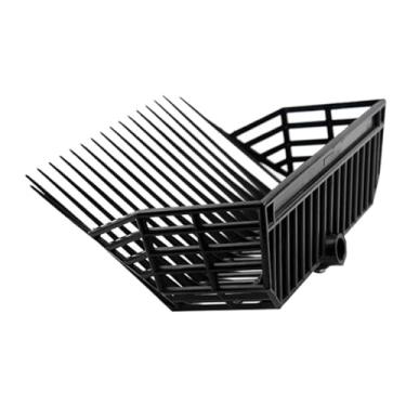 Imagem de Beuiouer Forcado, ancinho de estrume de cavalo, remoção de resíduos estável para coleta de estrume, preto