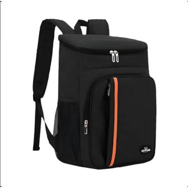Imagem de Mochila Térmica 23L Cooler Bag Multiuso Isolamento Térmico Alta Eficiência Alças Ajustáveis e Acolchoadas Design Moderno e Discreto (Preto)