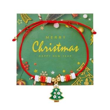 Imagem de Pulseira de Natal com pingente de floco de neve, joias de Natal para mulheres, material de festa de Natal, presentes de amizade para mulheres, dia dos namorados, Medium, Latão, Sem Pedra Preciosa