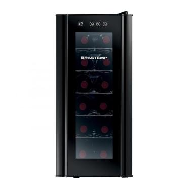 Imagem de Adega Climatizada Brastemp 12 Garrafas com Painel Touch All Black BZC12 B Preto