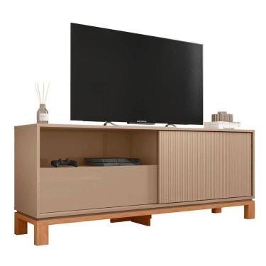 Imagem de Rack Bancada Para 55 Pol 150cm Lucca Areia/freijó C01 - Mpozenato