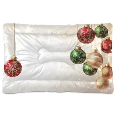 Imagem de SEHANY Cama de bola de Natal para cães e gatos com fundo antiderrapante, cama de canil, colchão macio para animais de estimação, lavável, almofada de cama para cães pequenos, médios e grandes, gatos