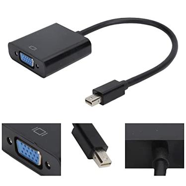Imagem de SUNGOOYUE Adaptador Mini DisplayPort para VGA, ABS Preto, Conversor Plug and Play para ThinkPad, Sem Necessidade de Driver