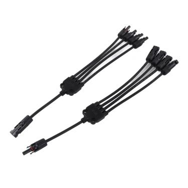 Imagem de KIMISS Conector Solar Y Branch 1000V 50A IP67 Adaptador à Prova d'água para Painel Solar Externo - Divisor Paralelo Confiável para Cabos 10AWG a 14AWG (#11)